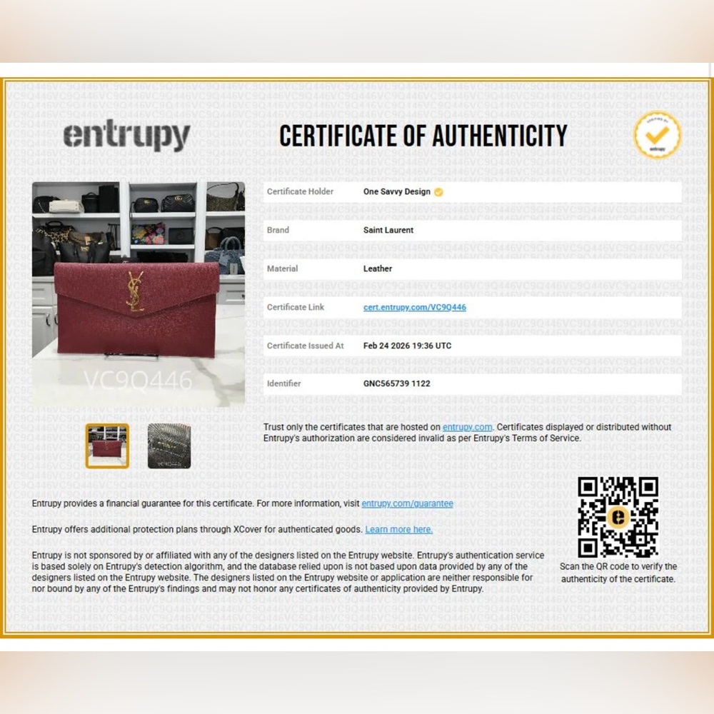 Saint Laurent Uptown Pouch - Picture 5 of 5